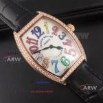Perfect Replica Franck Muller Geneve Watches Color Dreams Dial Rose Gold